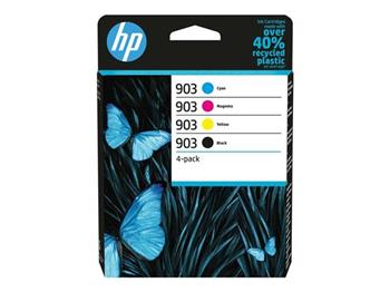 HP Ink Cartridge 903/Black/Tricolor/300/315 stran/4-Pack