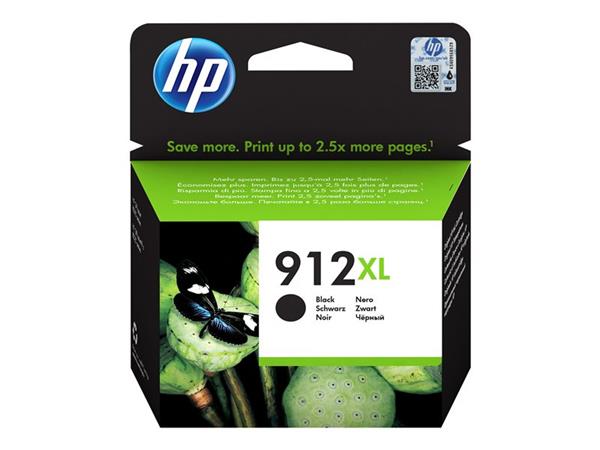 HP Ink Cartridge 912XL/Black/825 stran
