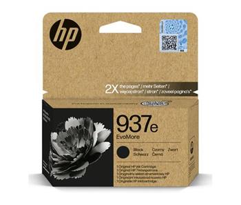 HP Ink Cartridge 937e EvoMore/Black/2500 stran