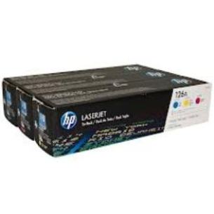 HP toner 126A/CMY/3x1000 stran/3-pack