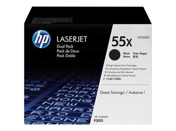 HP toner 55X/Black/2x13 000 stran/2-pack