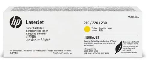 HP žlutý Contract Toner, W2152XC