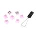 HyperX Rubber Keycaps - Gaming Accessory Kit - Pink (US Layout)