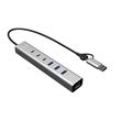i-tec USB-C/USB-A Metal HUB 6 port (3x USB-C, 3x USB-A), LAN, Power Delivery 85W