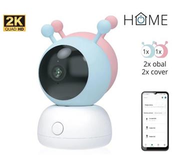 iGET HOME Camera CS2 Baby - bezdrátová kamerová 2K chůvička, 2 obaly v balení, detekce pláče