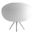 IMMAX NEO COCONO stolní lampa bílé sklo 34x34cm včetně SMART zdroje E27 RGBW, TUYA