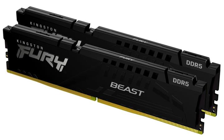KINGSTON 64GB 6000MT/s DDR5 CL30 DIMM (Kit of 2) FURY Beast Black XMP