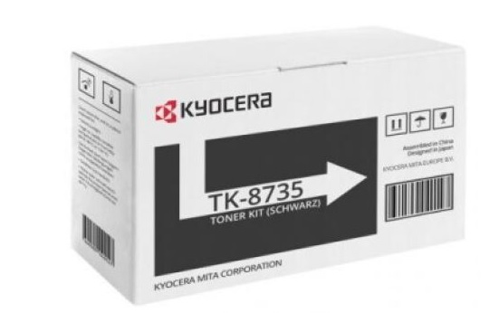 Kyocera toner TK-8735K - 85 000 stran A4 (při 5% pokrytí), pro TASKalfa7353/8353ci, černý