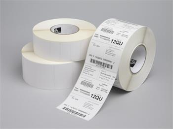 Label. Polyester, 76x25mm; Thermal Transfer, Z-Ultimate 3000T White, Permanent Adhesive, 25mm Core