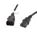 LANBERG IEC 320 C13 na C14 kabel 3M VDE černý