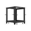 LANBERG OTEVŘENÝ RACK 12U 19" 600X600-1100 NASTAVITELNÝ ČERNÝ
