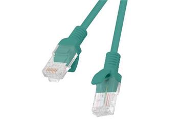 LANBERG Patch kabel CAT.5E UTP 1.5M zelený Fluke Passed