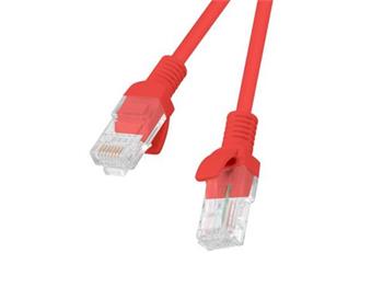 LANBERG Patch kabel CAT.6 UTP 2M červený Fluke Passed