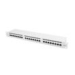 LANBERG PATCH PANEL 24 PORTŮ 1U 19" CAT.6 FTP STÍNĚNÝ ŠEDÝ