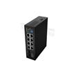 LANBERG SWITCH ILGE-8P-2S-120 LEHKÝ PRŮMYSLOVÝ POE 4XBT 4XAT 2XSFP DIN GIGABITOVÝ ETHERNET