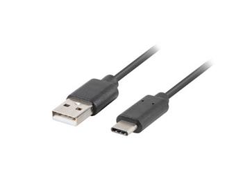 LANBERG USB-C (M) na USB-A (M) 2.0 kabel 1,8m, černý, rychlé nabíjení 3.0