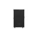 LANBERG Volně stojící skříň 19" 22U/800x1000 LCD síťované dveře černá (RAL9004) (v rozloženém stavu)
