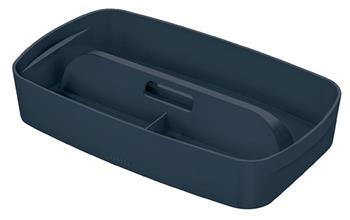 LEITZ Organizér s držadlem MyBox Cosy, sametová šedá