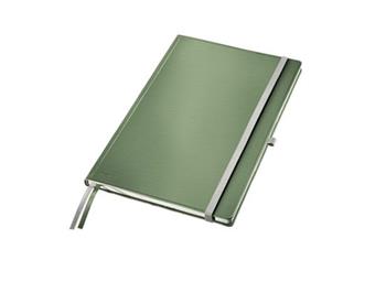 LEITZ Zápisník STYLE A4, tvrdé desky, linkovaný, zelenkavá