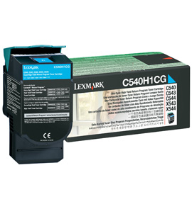 Lexmark C540, C543, C544, X543, X544 2K Cyan HY RP Toner Cart