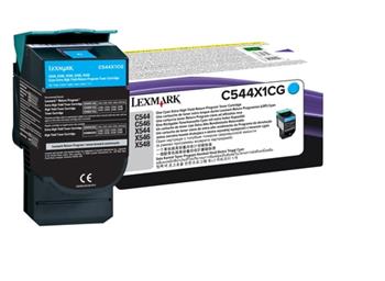 Lexmark C544, X544 4K Cyan Extra High Yield RP Toner Cartridge