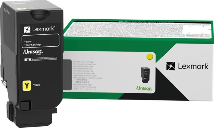 Lexmark CS735 Yellow, toner cartridge return programme, 12 500 stran
