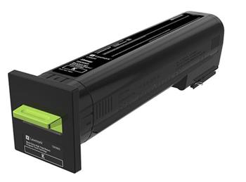 Lexmark CS820, CX82x, CX860 Black Extra High Yield Return Program Toner Cartridge - 33 000 stran