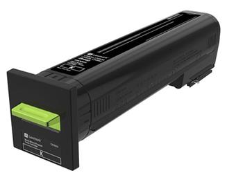 Lexmark CS820, CX82x, CX860 Black Return Programme Toner Cartridge - 8 000 stran