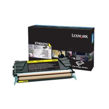 Lexmark X (746xx, 748xx) corp. toner ctrg. | 7 000 str. | yellow