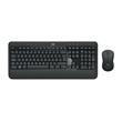 Logitech klávesnice s myší Wireless Combo MK540 ADVANCED, CZ/SK, USB, unifying přijímač, silent, černá