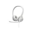 Logitech náhlavní souprava Headset H390, bílá