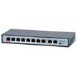 MaxLink PoE switch PSBT-10-8P-250, 10x LAN/8x PoE 250m, 802.3af/at/bt