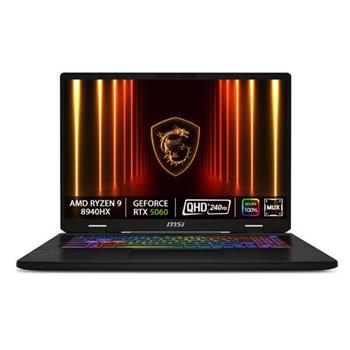 MSI Crosshair A17 HX D8WFKG-011CZ/Ryzen 9 8940HX/32GB/1TB SSD/RTX 5060, 8GB/17"Q