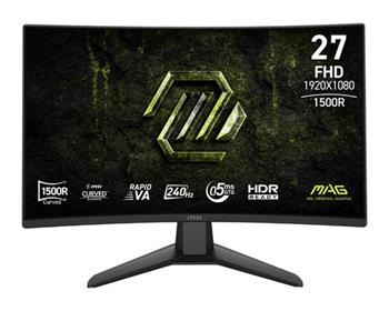 MSI Gaming monitor MAG 274CF X24, 27" Rapid VA zakřivený/FHD/240Hz/0,5ms/2xHDMI/
