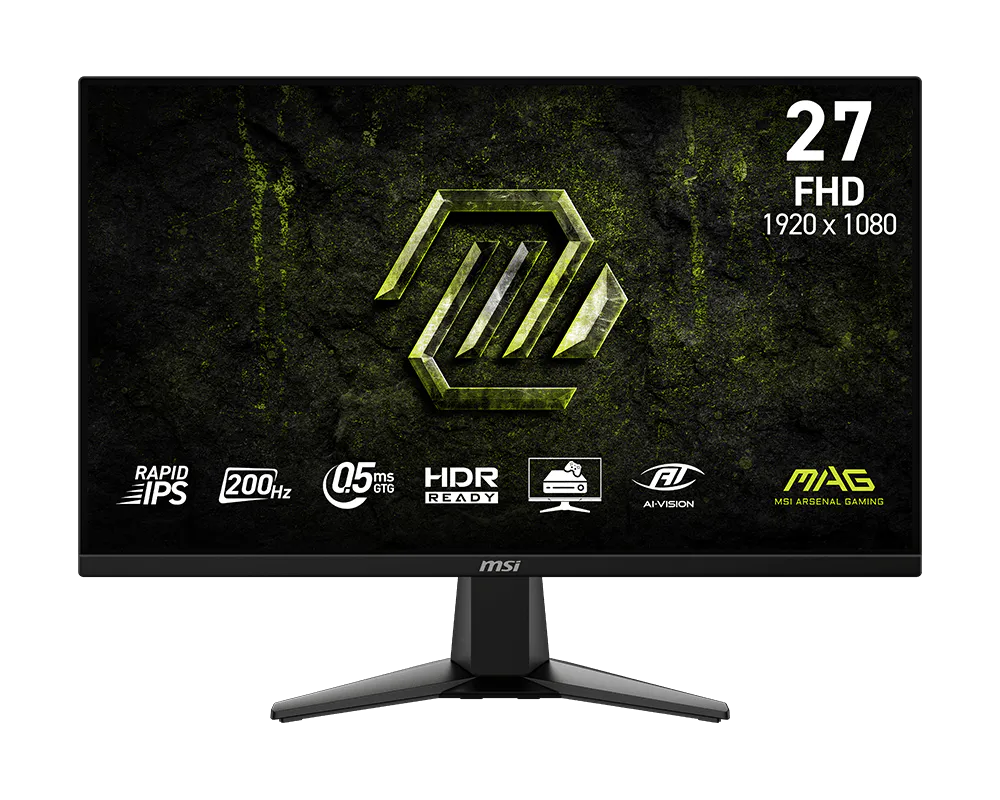 MSI Gaming monitor MAG 275F E20, 27" Rapid IPS/FHD/200Hz/0,5ms/2x HDMI/DP/černá