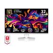 MSI Gaming monitor MPG 321URXW QD-OLED, 31,5" QD-OLED/4K 3840x2160/240Hz/0,03ms/DP/2xHDMI/USB-A,B,C/Výšk. nast./Pivot/bílá