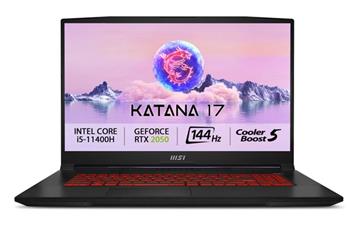 MSI Katana 17 B11UCX-891CZ /i5-11400H/16GB/512GB SSD/RTX 2050 , 4GB/17,3"FHD IPS