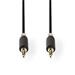 Nedis CABW22000AT30 - Stereofonní Audio Kabel | 3,5mm Zástrčka - 3,5mm Zástrčka | 3 m | Antracit
