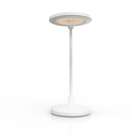 Nedis LTLRM11WT - LED Stolní lampa | Stmívatelné | Integrované zrcadlo | 3 Režimy Světla | Dotykové funkce | Bílá