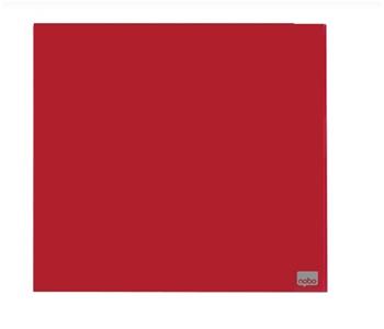 Nobo skleněná červená tabule 450 x 450 mm