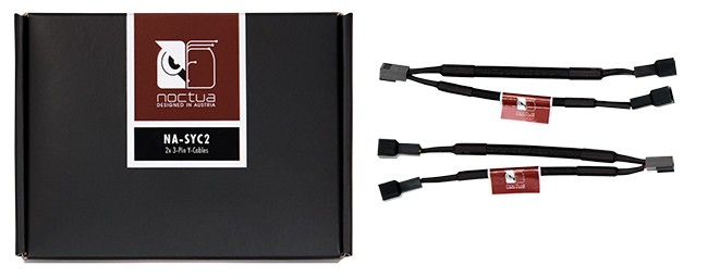 Noctua NA-SYC2, 2 rozbočovače pro 3-pin ventilátory