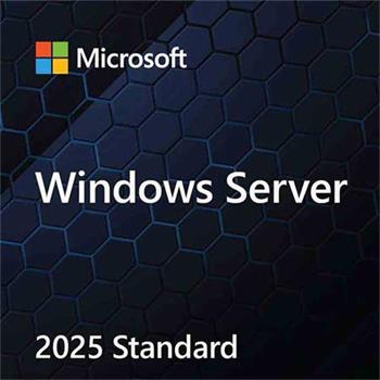 OEM Windows Server Standard 2025 64bit CZ 1pk DVD 16 Core + 5 User CAL + zdarma 5 User CAL