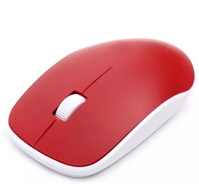 OMEGA MOUSE WIRELESS 1200DPI RED