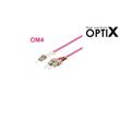 OPTIX LC-SC Optický patch cord 50/125 1m OM4 Duplex