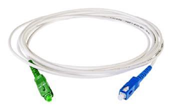 OPTIX SC/APC-SC FLEXI optický patch cord G.657B3 2mm 10m bílý simplex