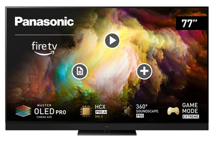 Panasonic OLED TV-77Z93AEG Smart Fire TV, 195cm, 4K OLED, HDR10+, DVB-T/T2/DVB-S2/DVB-C