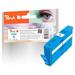 PEACH kompatibilní cartridge HP No.364, new chip, cyan, 6,2ml