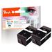 PEACH kompatibilní cartridge HP No. 907XL, černá, Twin-Pack 2 x 43ml