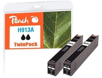 PEACH kompatibilní cartridge HP No. 913A, černá, Twin-Pack2x64ml
