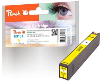 PEACH kompatibilní cartridge HP No. 913A, žlutá, F6T79AE, 35ml